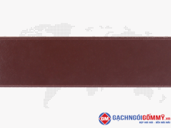 Gạch thẻ Gốm Mỹ 6x24cm tráng men cafe - Chocolate